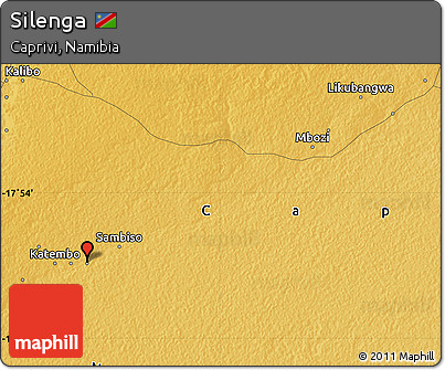 Physical Map of Silenga