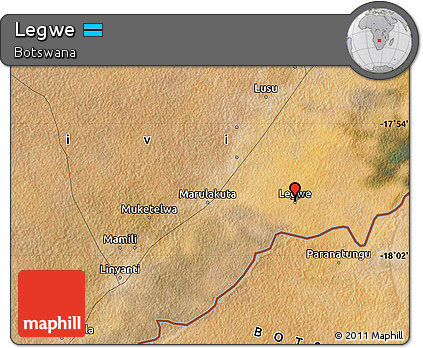 Satellite Map of Legwe