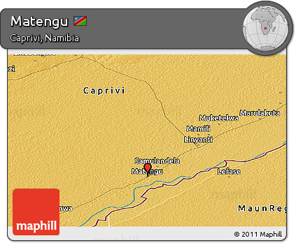 Physical Panoramic Map of Matengu