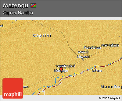 Physical Panoramic Map of Matengu