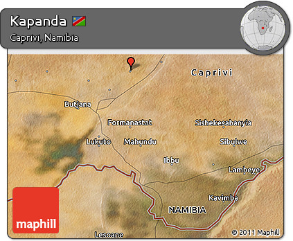 Satellite 3D Map of Kapanda