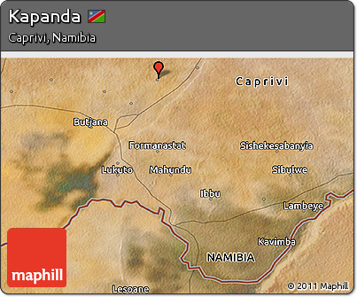 Satellite 3D Map of Kapanda