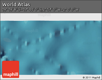 Satellite 3D Map of the Area around 18° 1' 4" S, 2° 28' 30" W