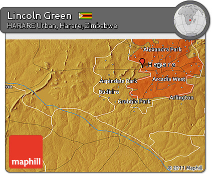Physical 3D Map of Lincoln Green