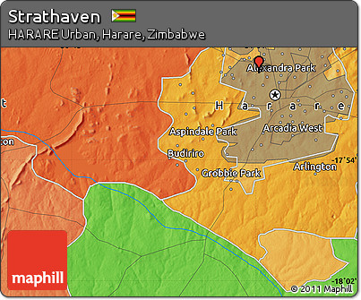 Political Map of Strathaven