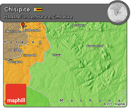 Political Map of Chisipite