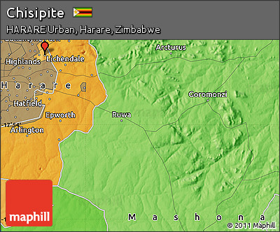 Political Map of Chisipite