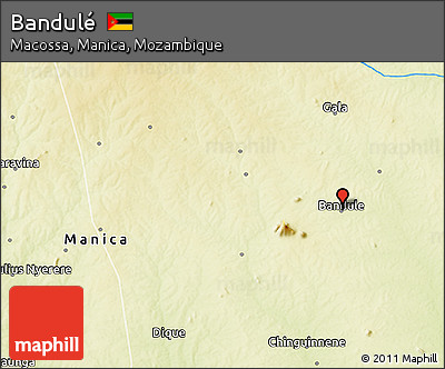 Physical 3D Map of Bandulé
