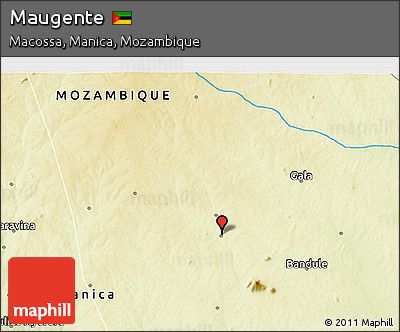 Physical 3D Map of Maugente
