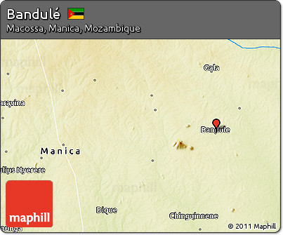 Physical 3D Map of Bandulé