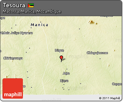 Physical 3D Map of Tesoura