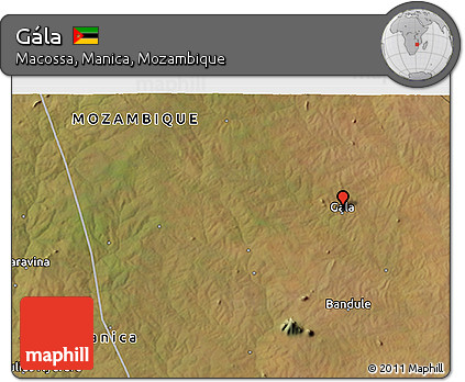 Satellite 3D Map of Gála