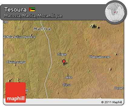 Satellite 3D Map of Tesoura