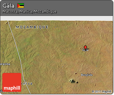 Satellite 3D Map of Gála