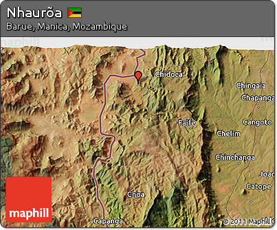 Satellite 3D Map of Nhaurõa