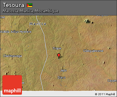 Satellite 3D Map of Tesoura