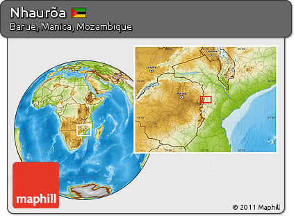 Physical Location Map of Nhaurõa