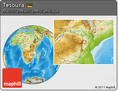 Physical Location Map of Tesoura