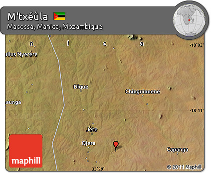 Satellite Map of M'txéùla