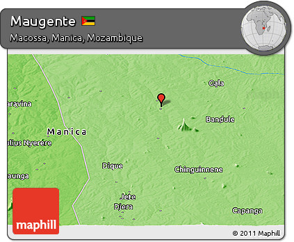 Political Panoramic Map of Maugente