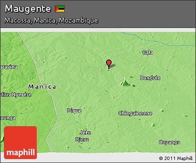 Political Panoramic Map of Maugente