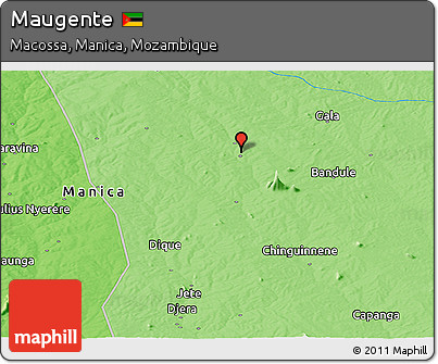 Political Panoramic Map of Maugente