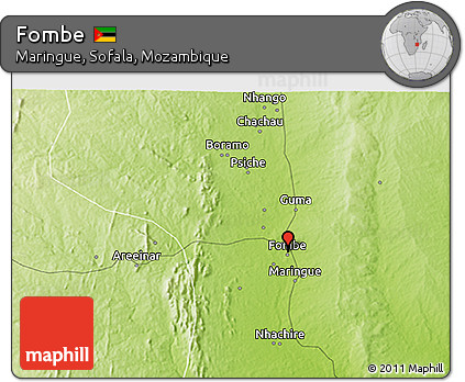 Physical 3D Map of Fombe