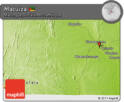 Physical 3D Map of Macuiza