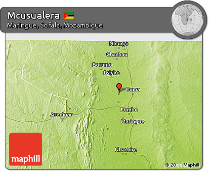 Physical 3D Map of Mcusualera