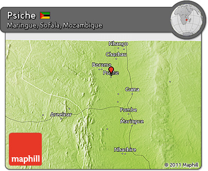 Physical 3D Map of Psiche