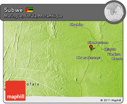 Physical 3D Map of Subwè