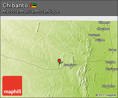 Physical 3D Map of Chibanto