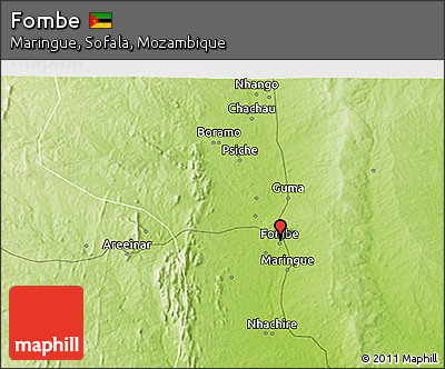 Physical 3D Map of Fombe