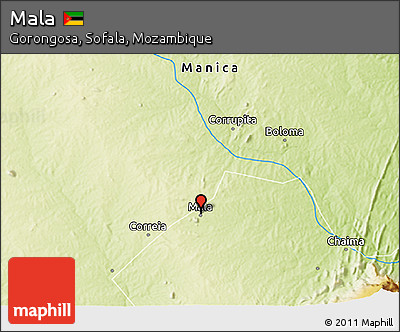 Physical 3D Map of Mala