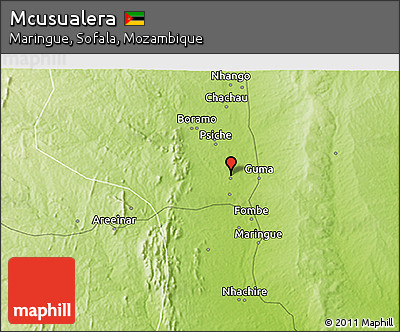 Physical 3D Map of Mcusualera