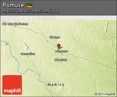 Physical 3D Map of Pomuse