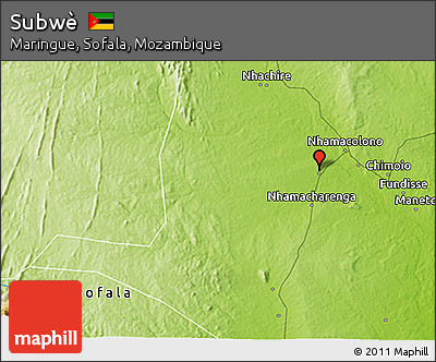 Physical 3D Map of Subwè