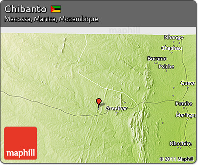 Physical 3D Map of Chibanto