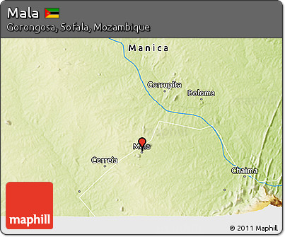 Physical 3D Map of Mala