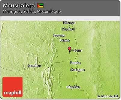 Physical 3D Map of Mcusualera