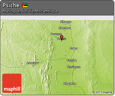Physical 3D Map of Psiche