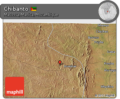 Satellite 3D Map of Chibanto