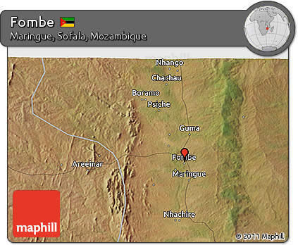 Satellite 3D Map of Fombe
