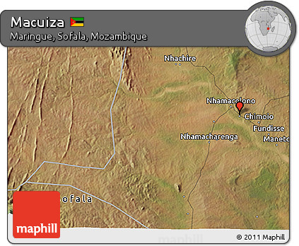 Satellite 3D Map of Macuiza