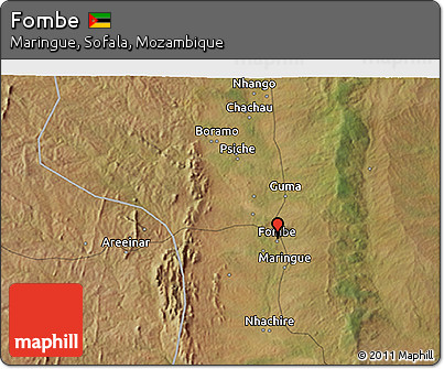 Satellite 3D Map of Fombe