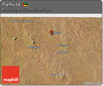 Satellite 3D Map of Pamuse