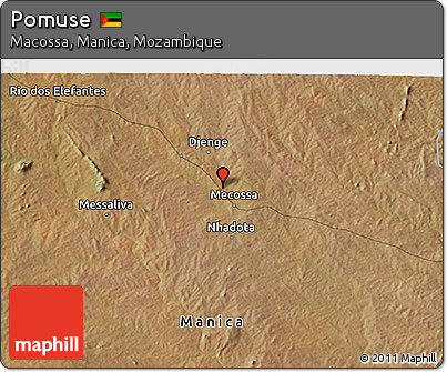 Satellite 3D Map of Pomuse