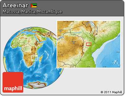Physical Location Map of Areeinar