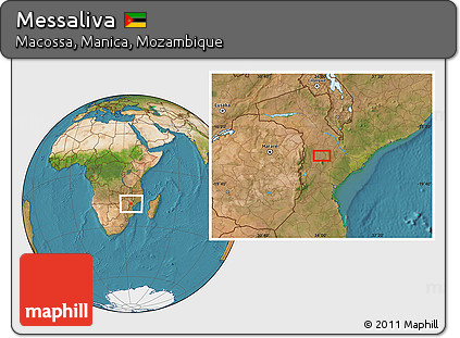 Satellite Location Map of Messaliva