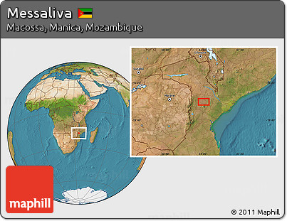 Satellite Location Map of Messaliva